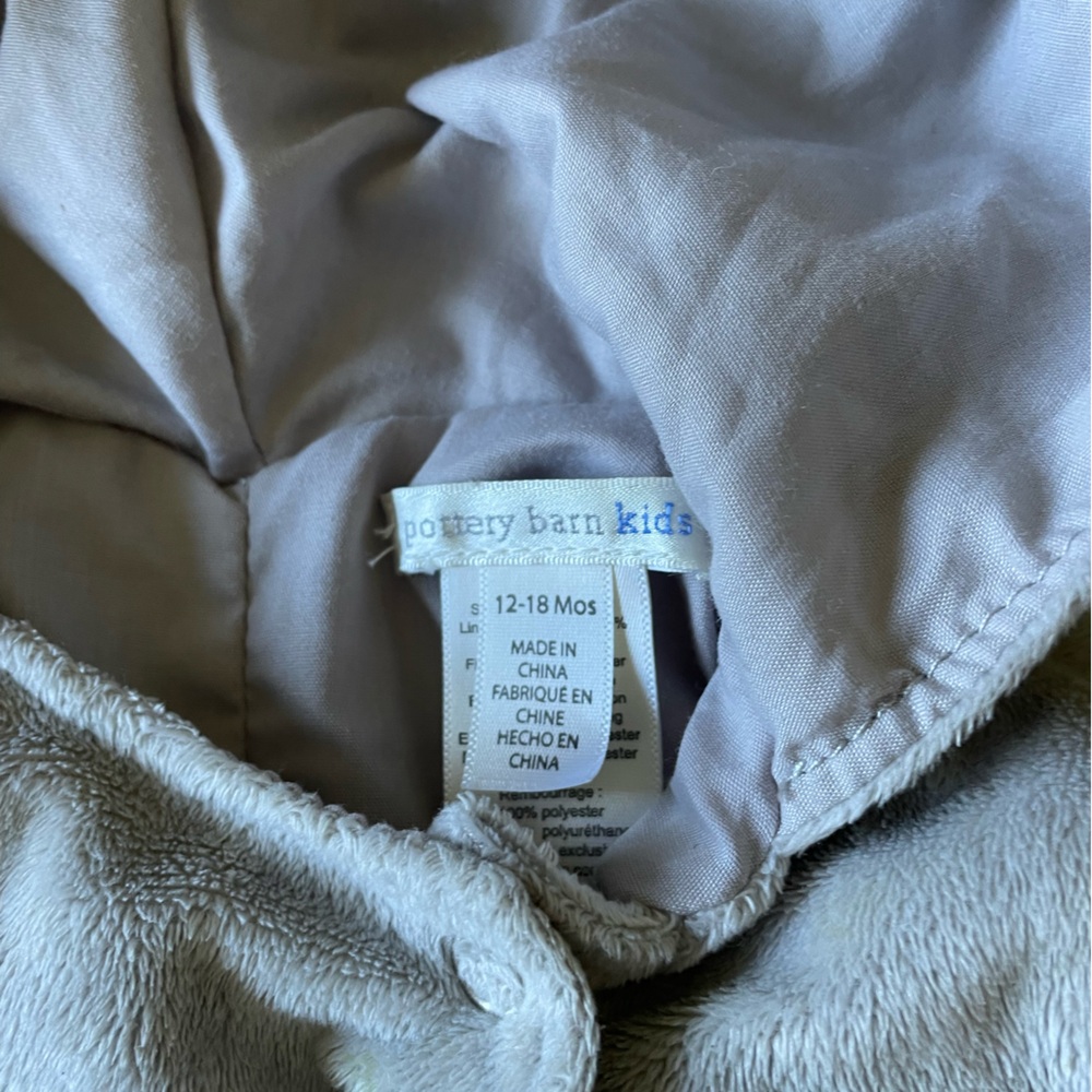 Pottery Barn Kids Elephant Costume 12-18 months